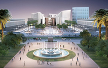 Le grand théâtre de Casablanca au Maroc